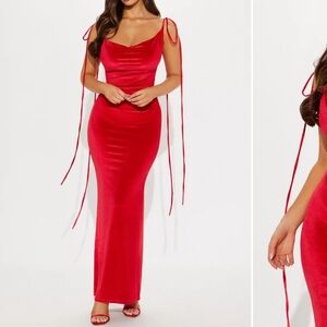 Bianca Velvet Maxi Dress (Size M)